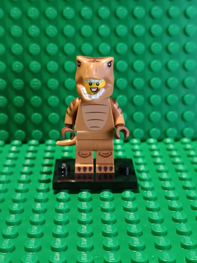 LEGO col24-6 T-Rex costume fan, series 24 (complete set)