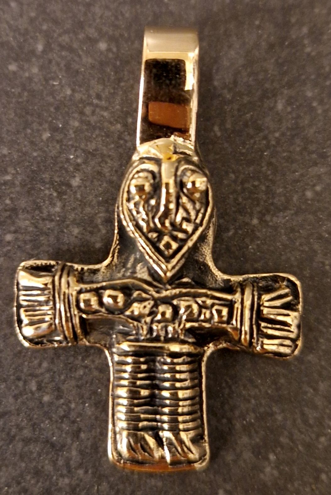 Birka Viking Kors - Hänge i Brons