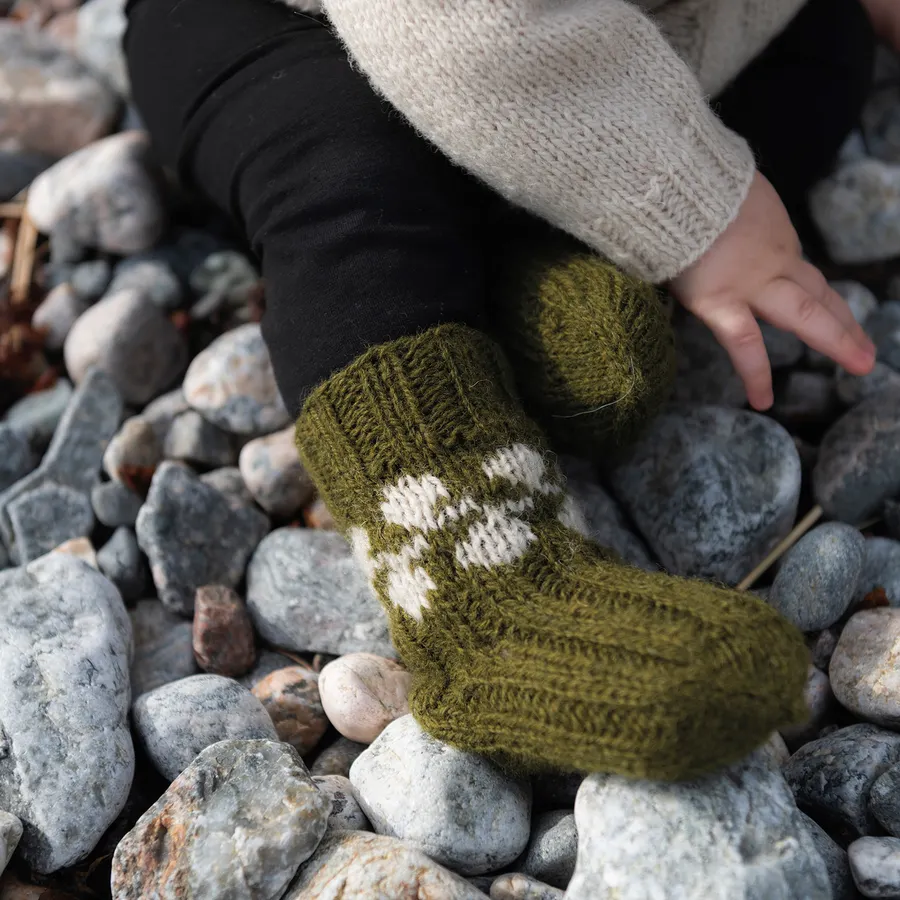 Dyning - Knitted Children´s socks | 2 play wool - 2