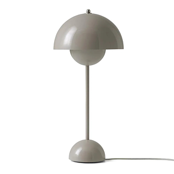 Flowerpot VP3 bordslampa, Grey Beige