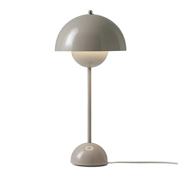 Flowerpot VP3 bordslampa, Grey Beige