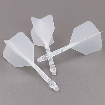 Cuesoul ROST T19 Big Wing Shape Clear Flight with Clear Shaft Size L