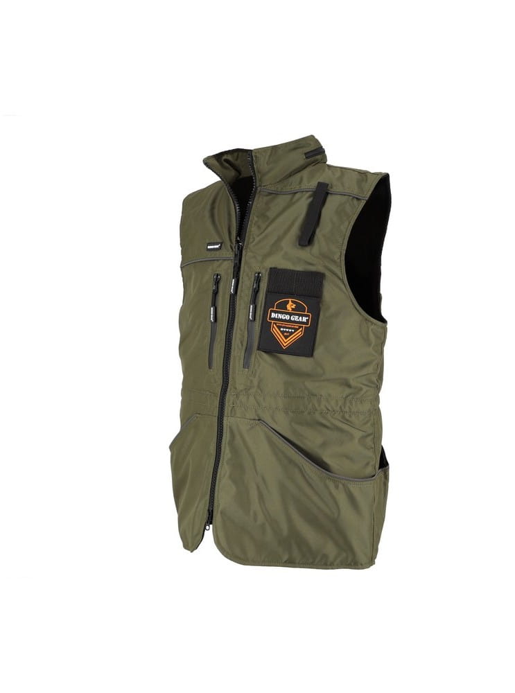 Dingo Gear All-Season Training Vest with Hood - Green - Handcrafted