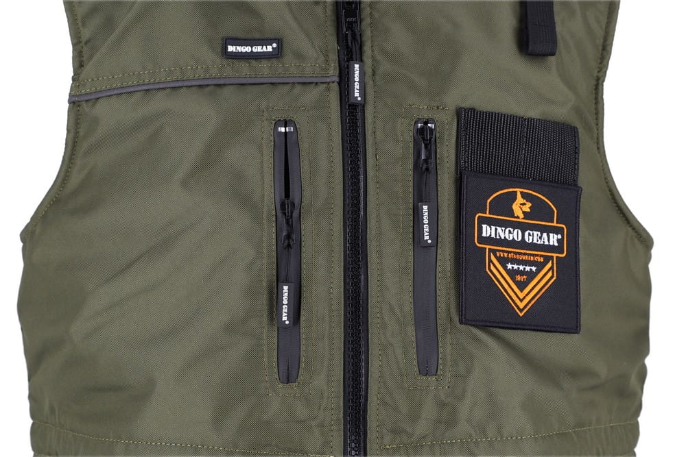 Dingo Gear All-Season Training Vest with Hood - Green - Functional
