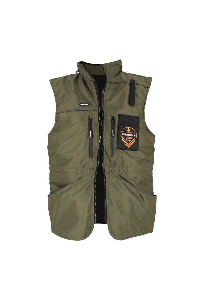 Dingo Gear All-Season Training Vest with Hood - Green