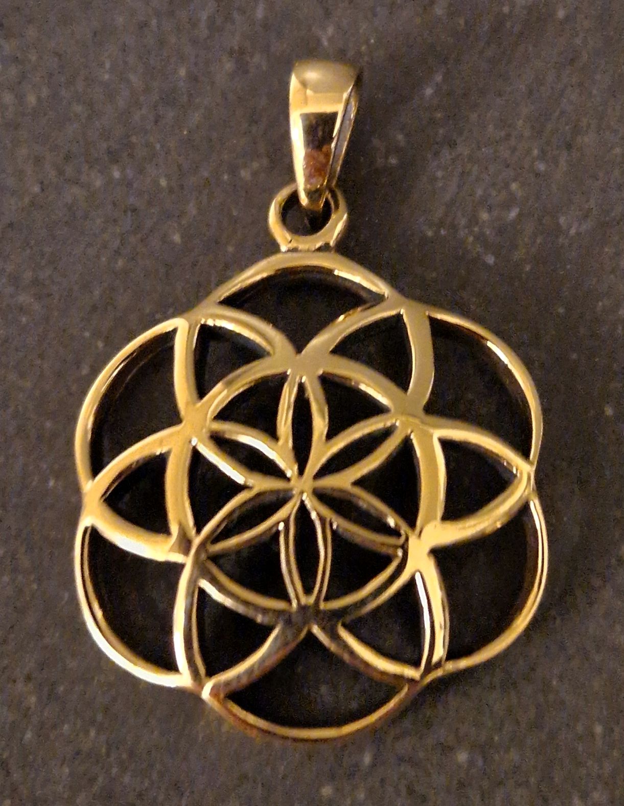 Seed of Life - Hänge i Brons