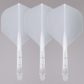 Cuesoul ROST T19 Standard Shape Clear Flight with Clear Shaft Size M