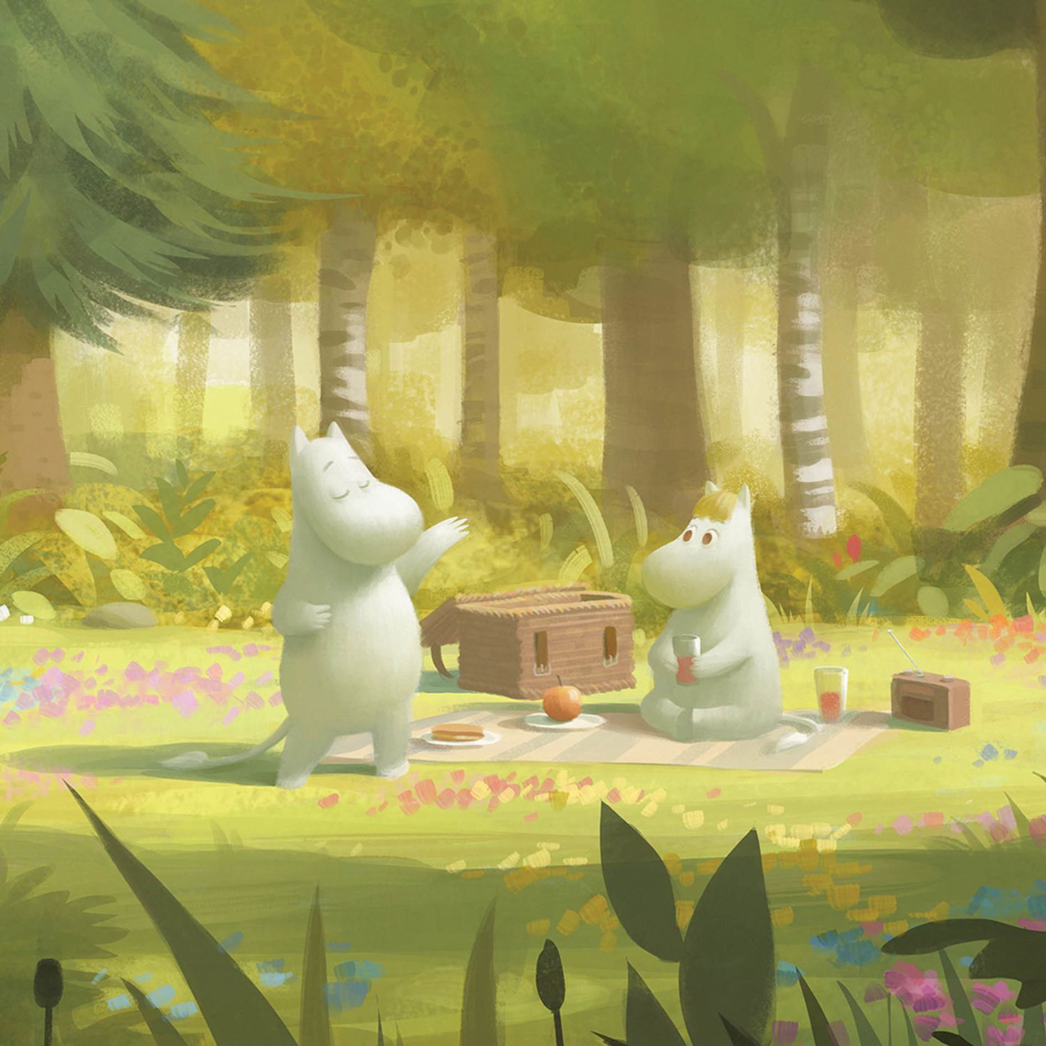Moomin Picnic Greeting Card