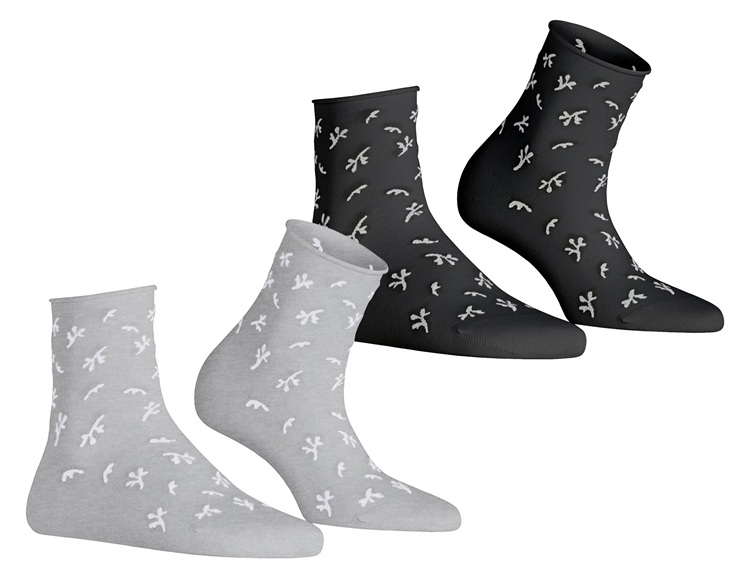 2-Pack Esprit Short Twig socks Dam