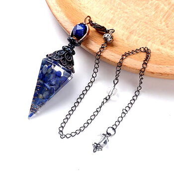 Pendel med kedja - Lapis Lazuli
