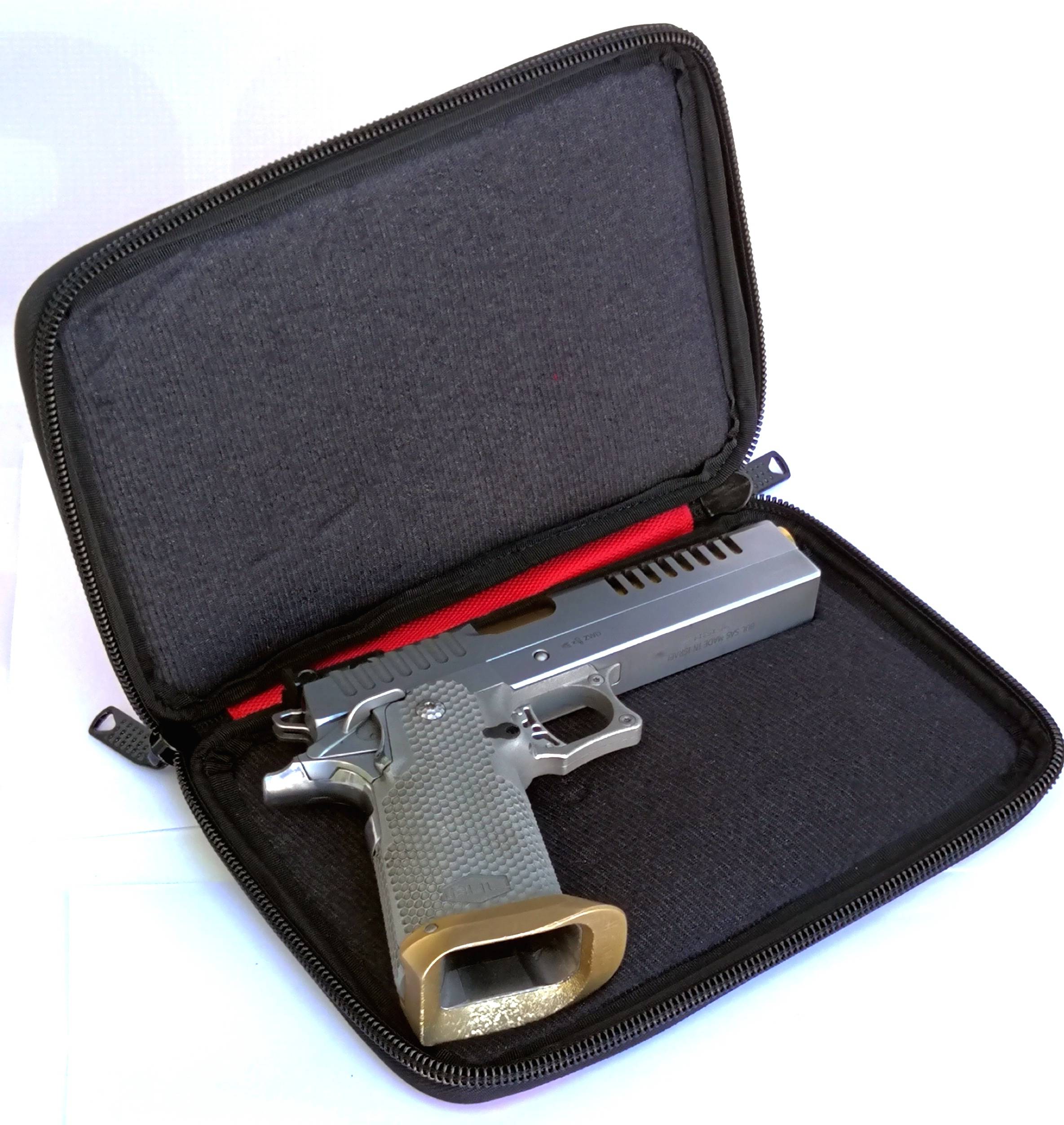 RC-Tech Hard Cover Pistol Bag up to 6"  - 3