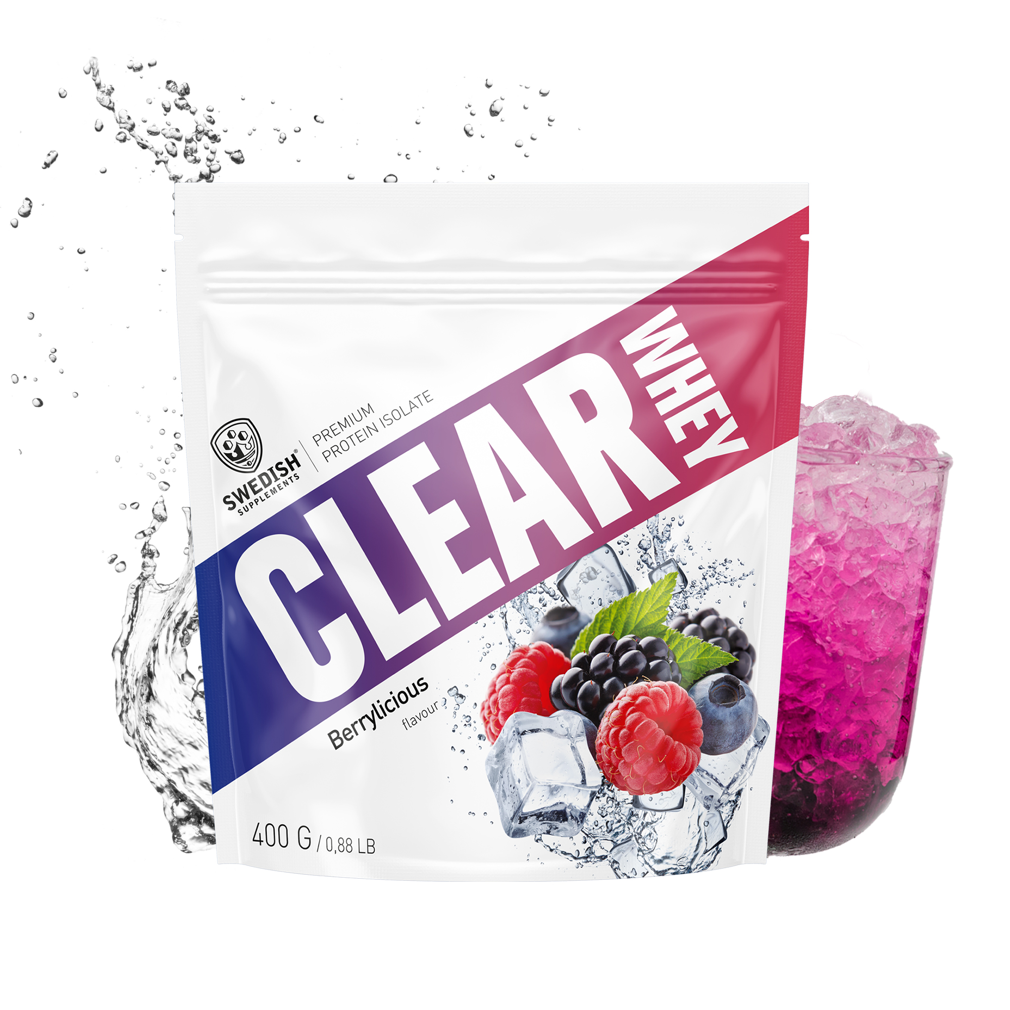 [3 för 2 ] Clear Whey 400g  - 3