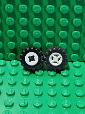 LEGO 73420 Gray wheel 4pcs (käytetty)