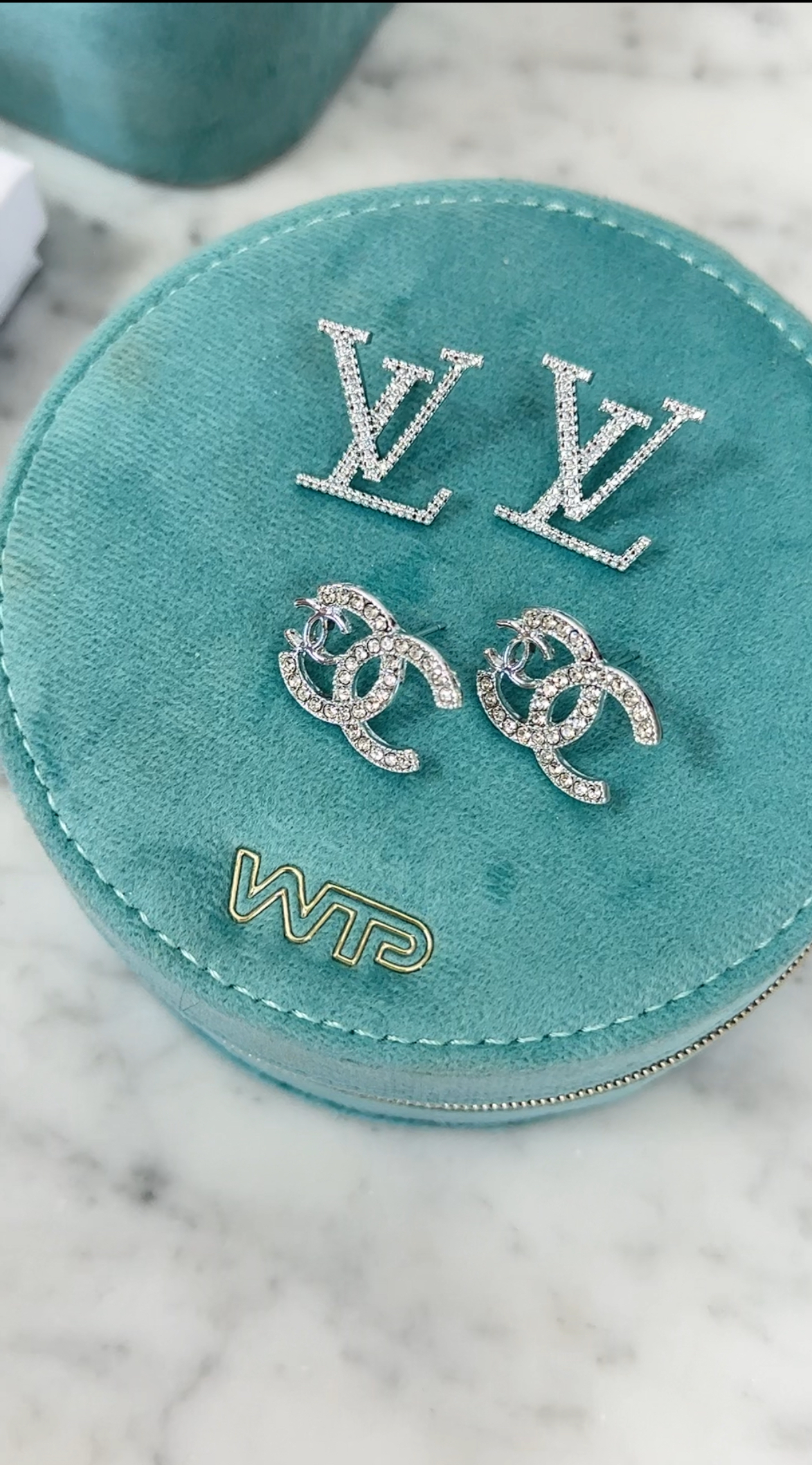Earrings Design Logo Silver - 2