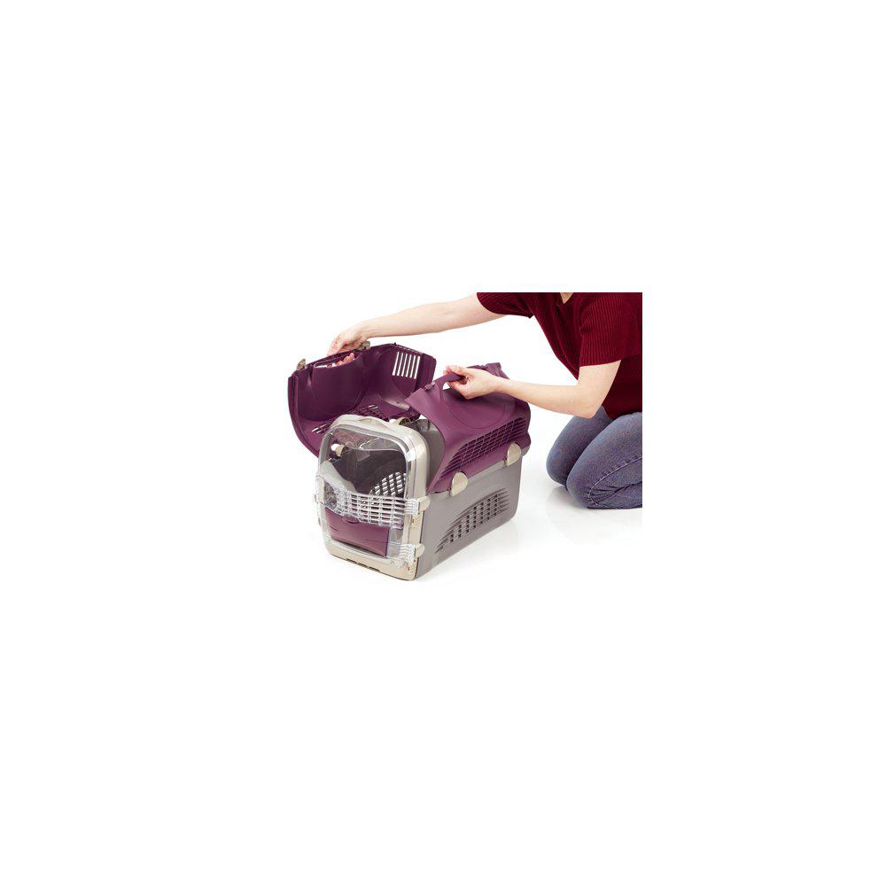 Pet Cargo Cabrio vinröd/beige  51 x 33 x 35 cm - 6