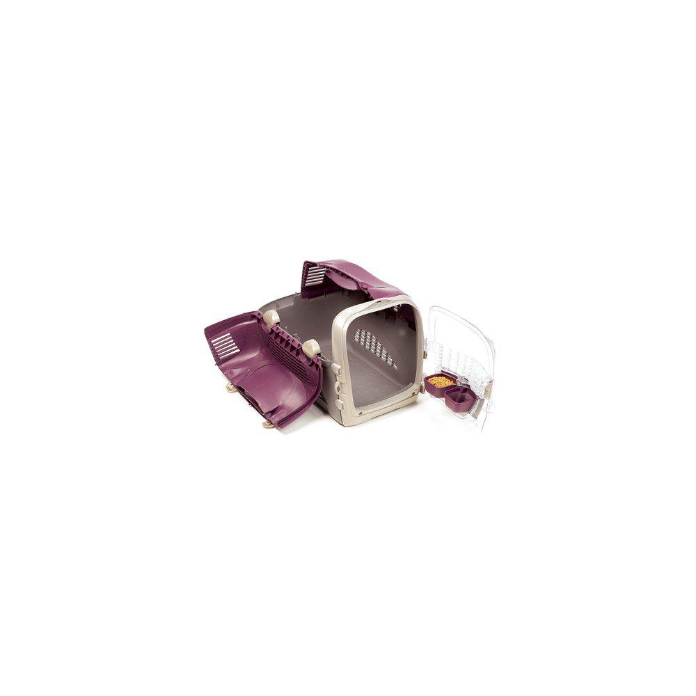 Pet Cargo Cabrio vinröd/beige  51 x 33 x 35 cm - 2