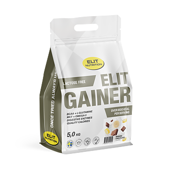 ELIT GAINER - Banan Choklad - Laktosfri, 5000g