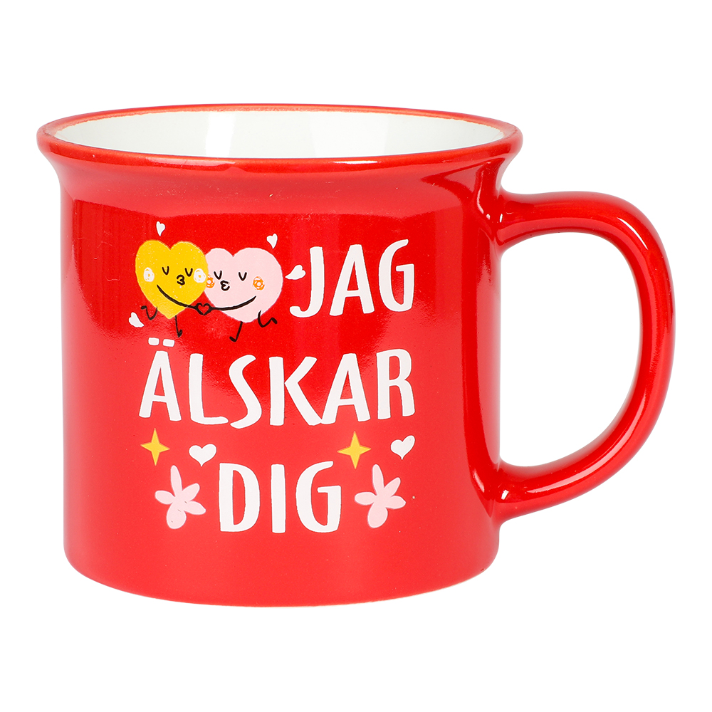 Happy Mug - Jag älskar dig