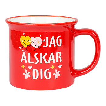 Happy Mug - Jag älskar dig