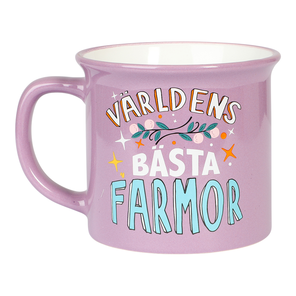 Happy Mug  - Världens bästa farmor - 2