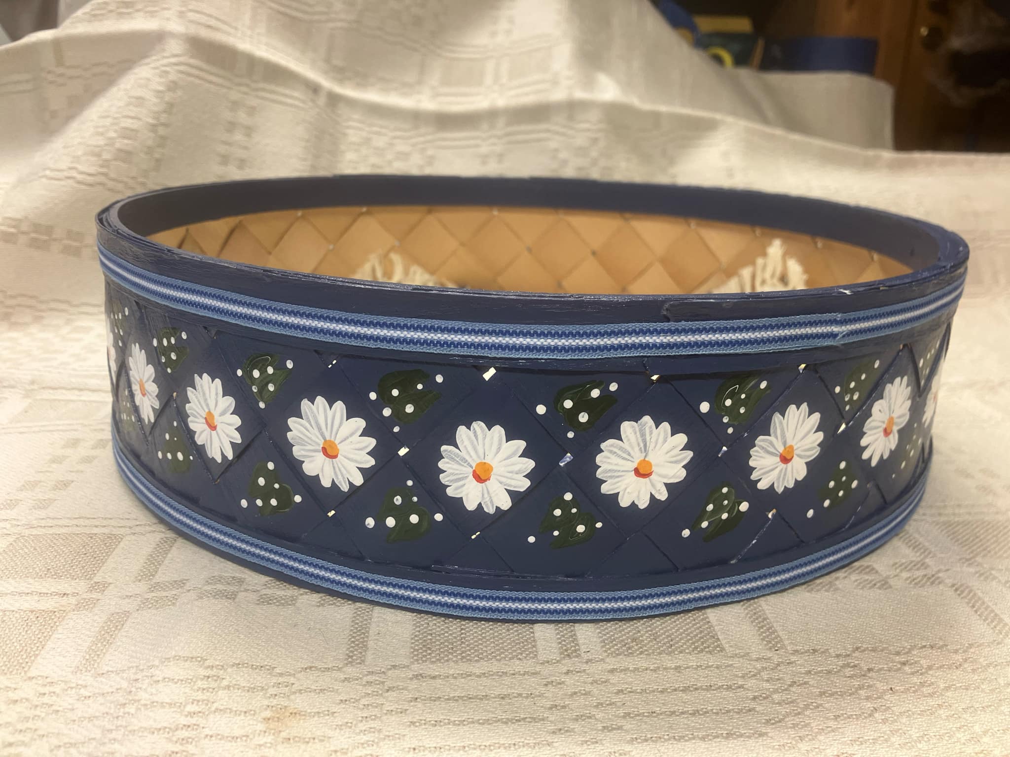 Brödfat Runt  Värendsblå 29cm