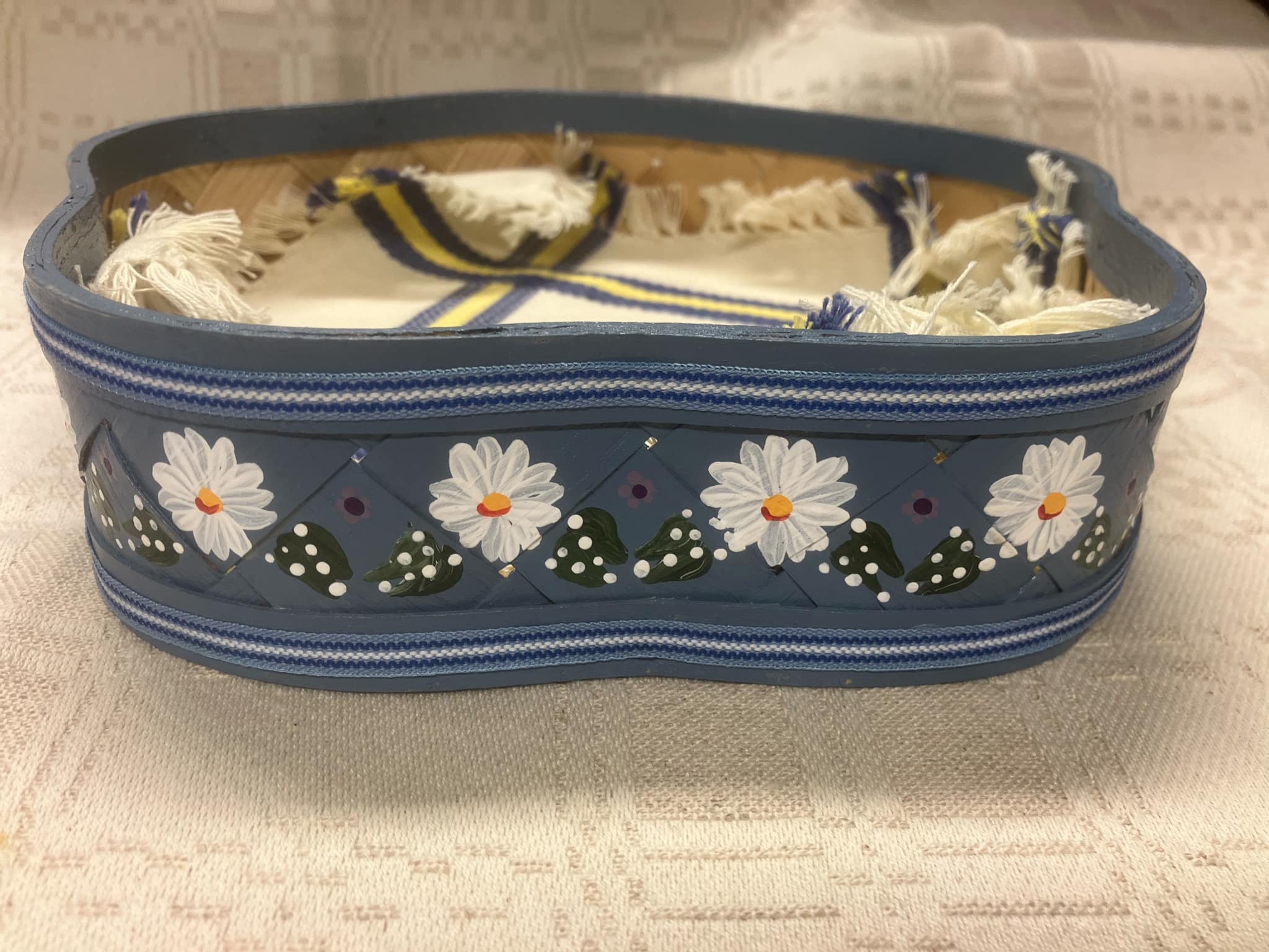 Brödfat Blomma Dalablå