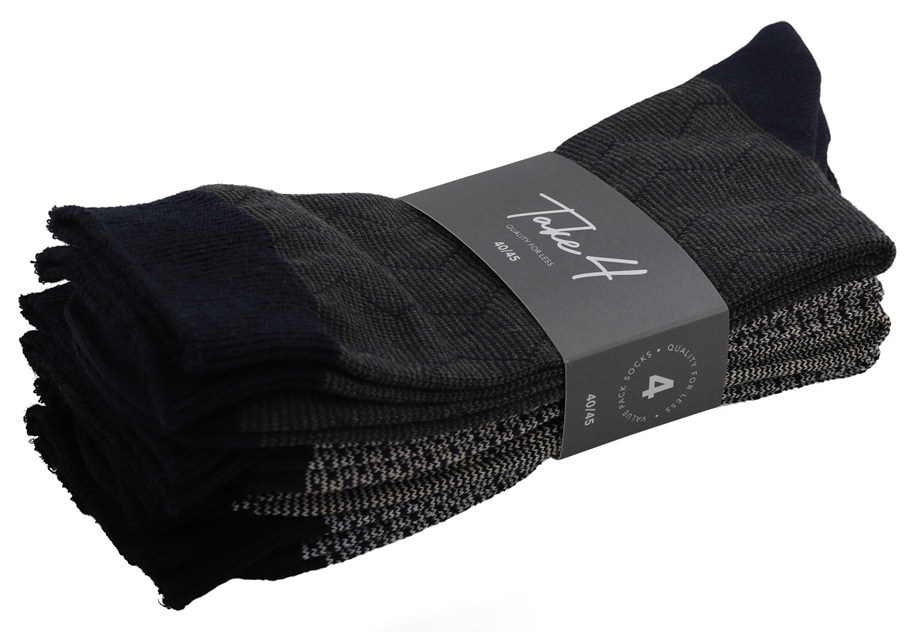 4-Pack Take Herrstrumpor