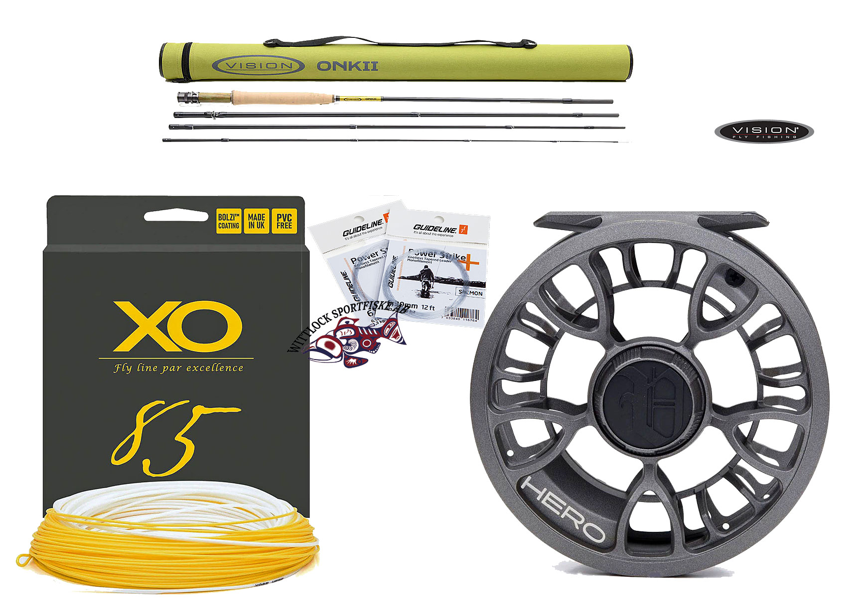 Flugfiskeset  Vision Onki II - Vision Hero - XO85 lina