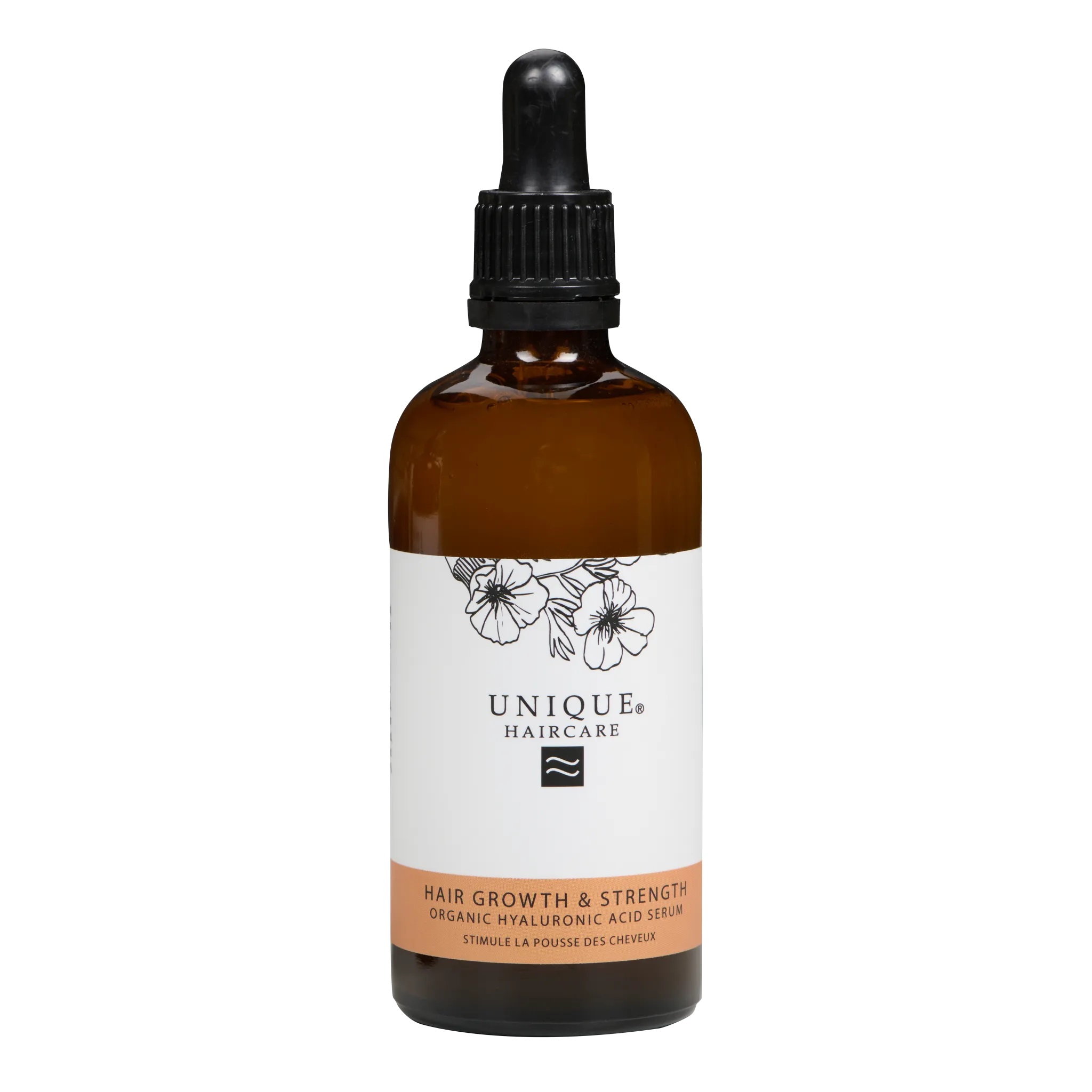 UNIQUE BEAUTY HAIR GROWTH & STRENGHT HA SERUM 100ml | Økologisk hårvekstserum