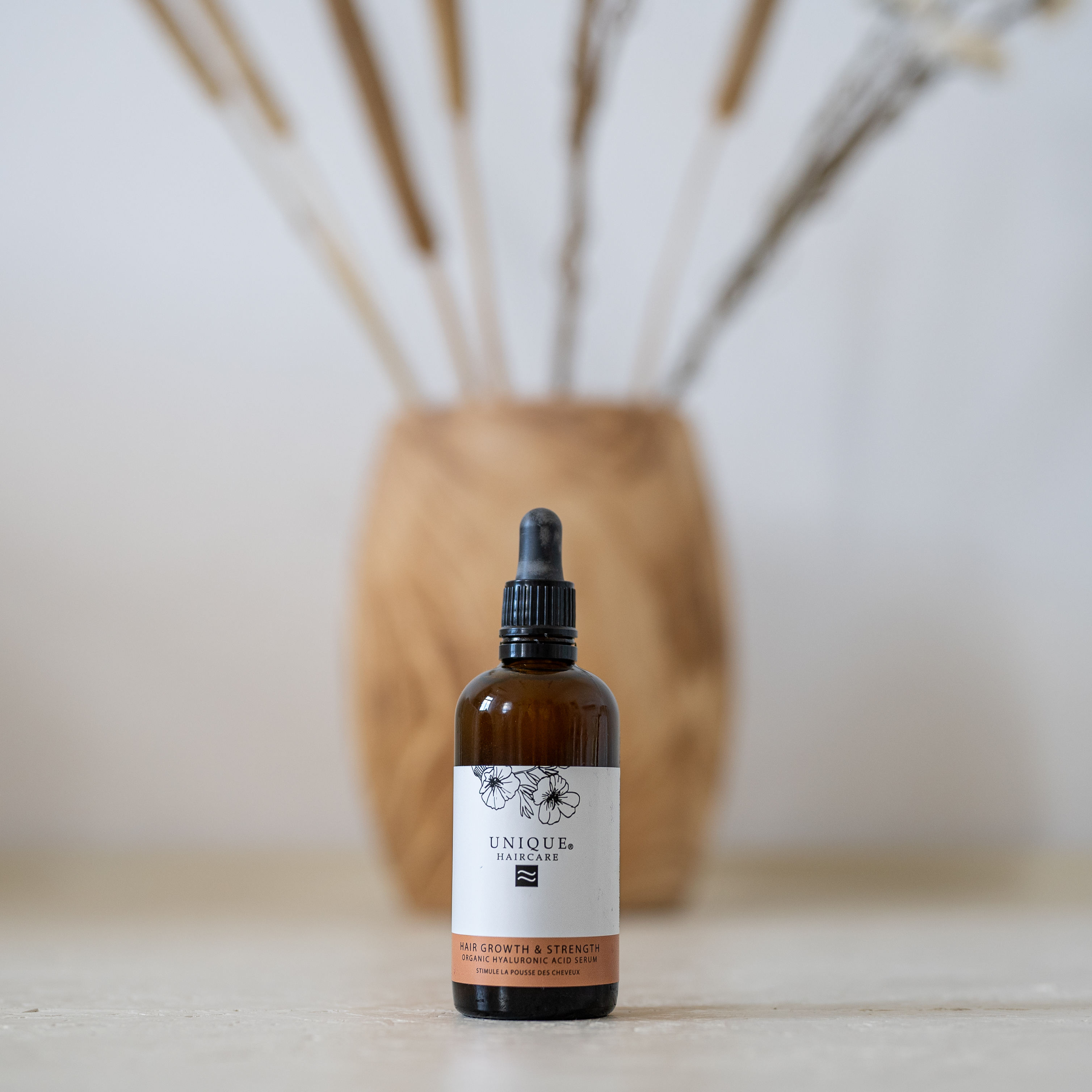 UNIQUE BEAUTY HAIR GROWTH & STRENGHT HA SERUM 100ml | Økologisk hårvekstserum - 2