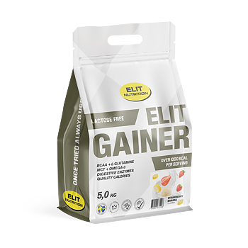 ELIT GAINER - Jordgubb Banan - Laktosfri, 5000g