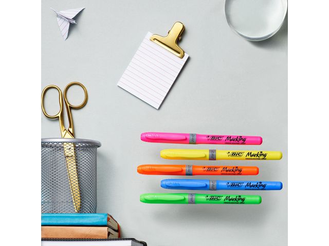 Överstrykningspennor BIC Grip 15/fp - 4
