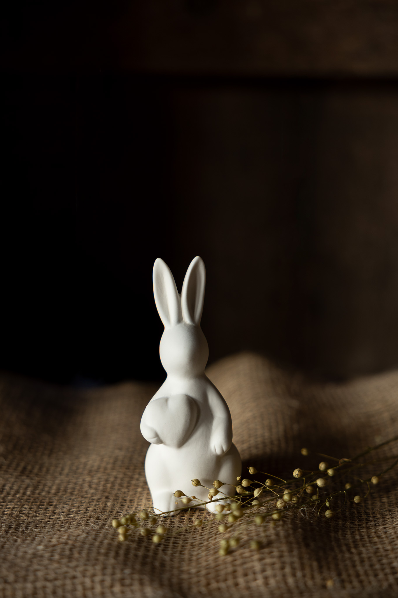 Olivia - Rabbit - Hare - Easter decoration - White Decoration - Small