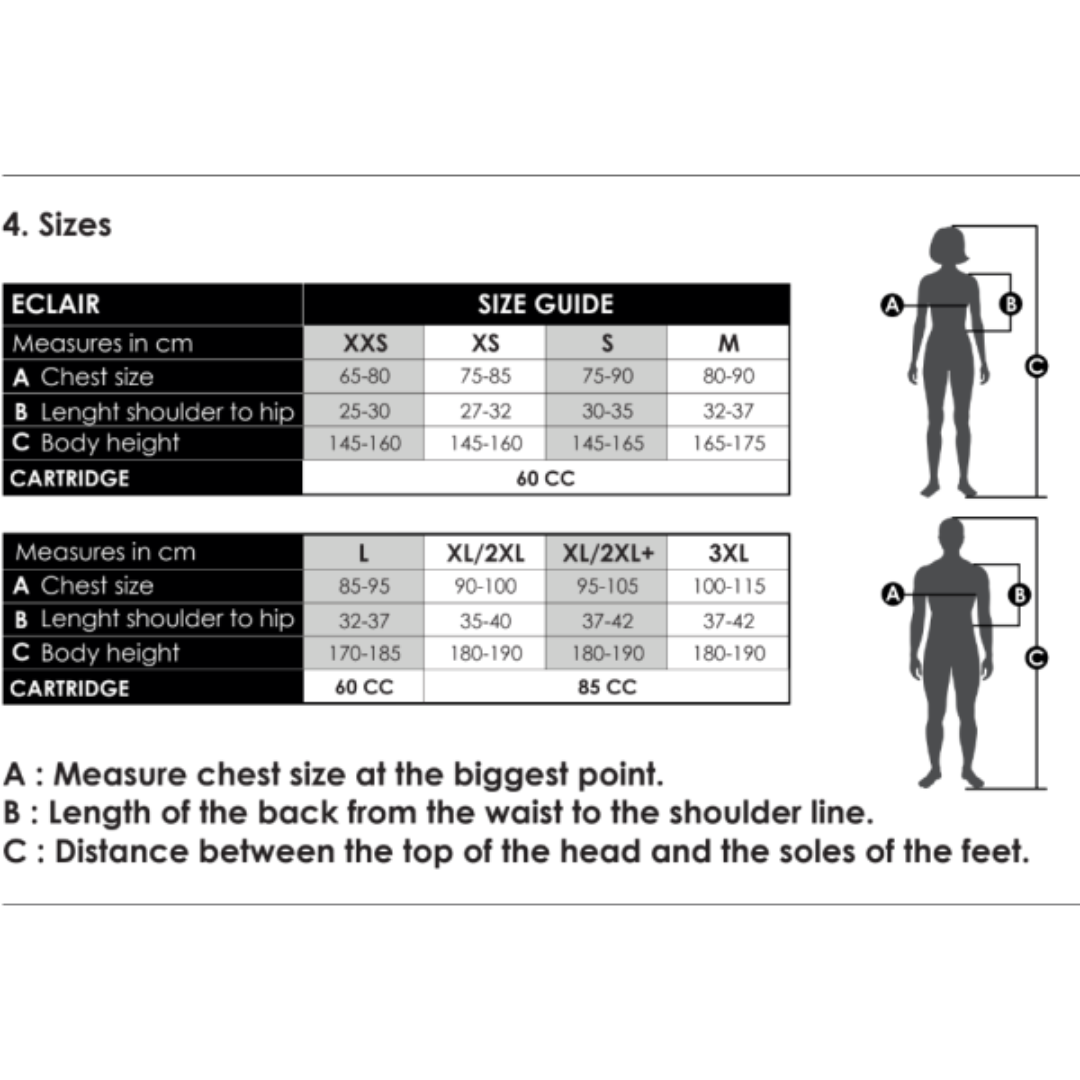 EQUILINE ÉCLAIR UNISEX AIRBAG VEST - 10