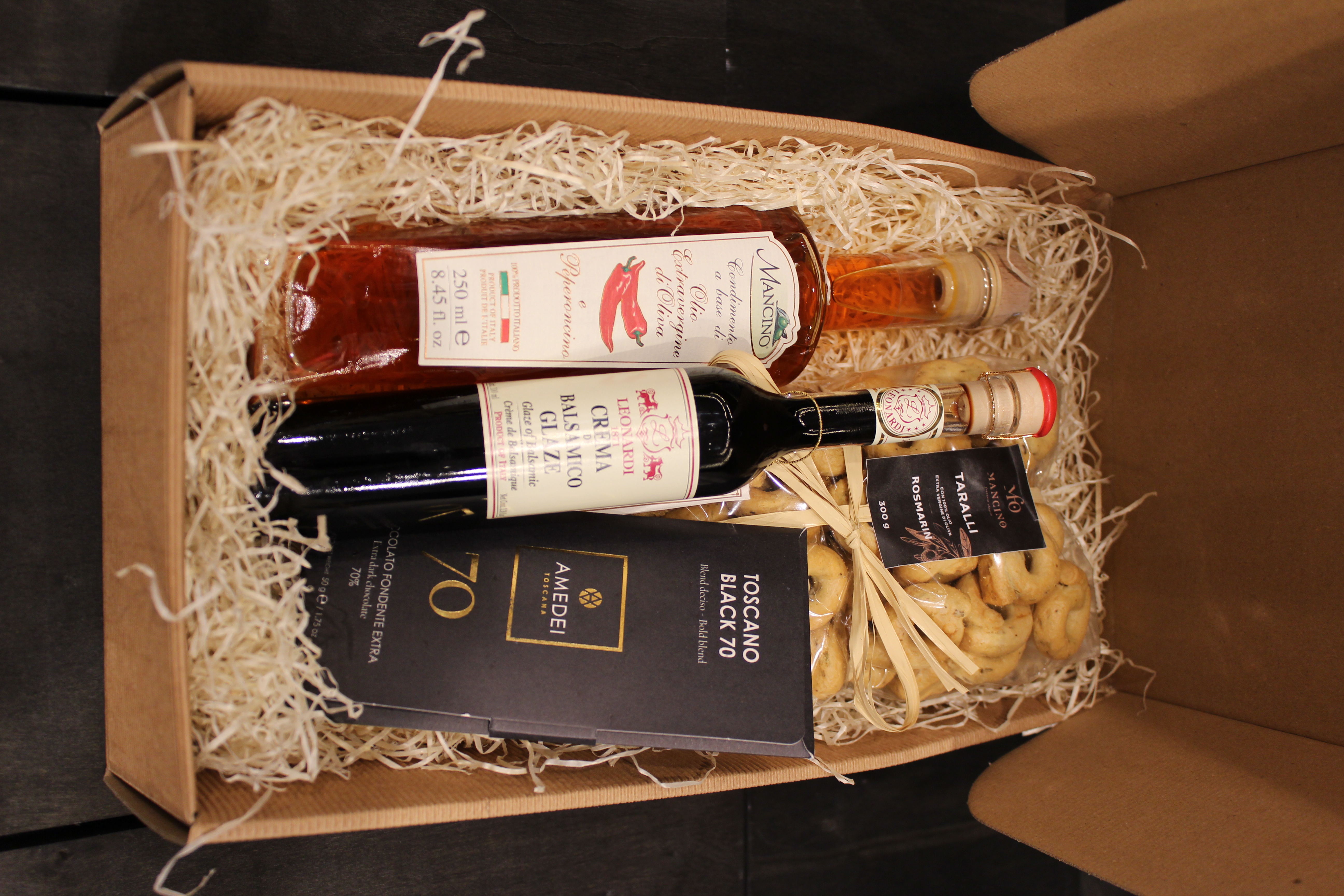 Presentlåda - "Italienska delikatesser"