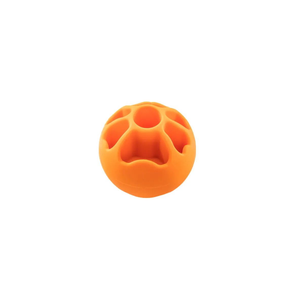 Fibooll Aktiveringsboll Snacks 6,5 cm Orange