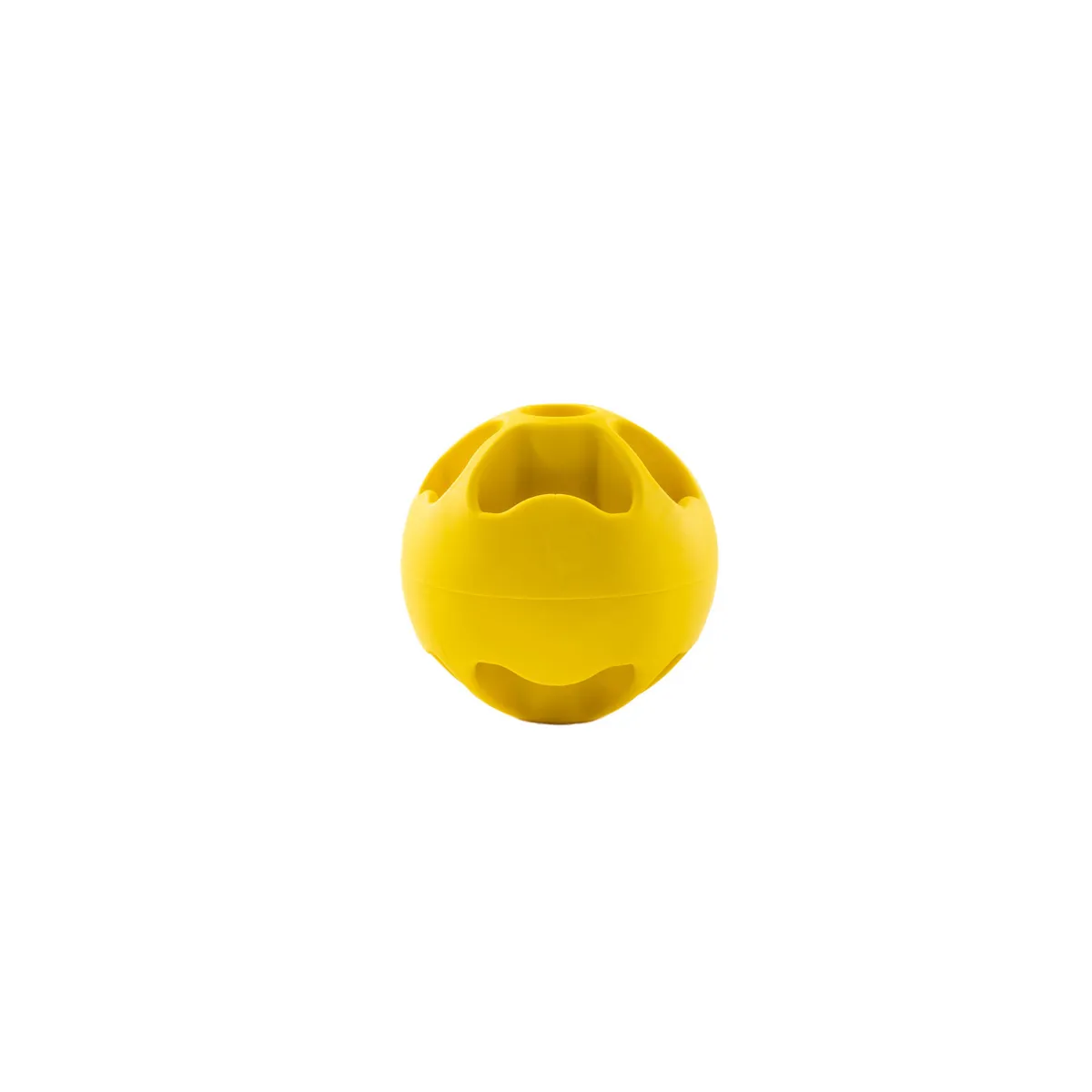 Fibooll Aktiveringsboll Snacks 6,5 cm Gul - 2
