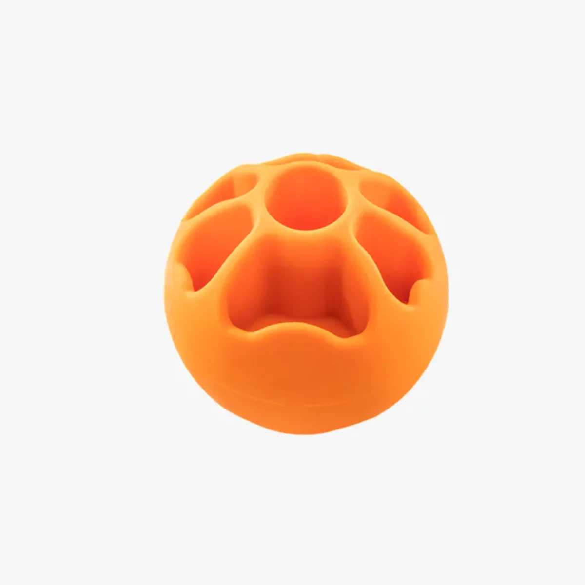 Fibooll, Aktiveringsboll Snacks Jumbo 8 cm Orange