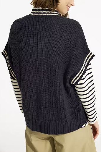  In Front - Samba Knit Vest Navy - 2