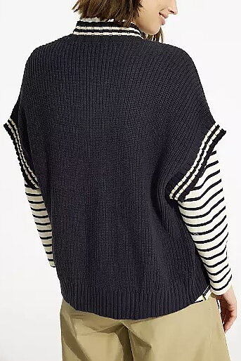  In Front - Samba Knit Vest Navy