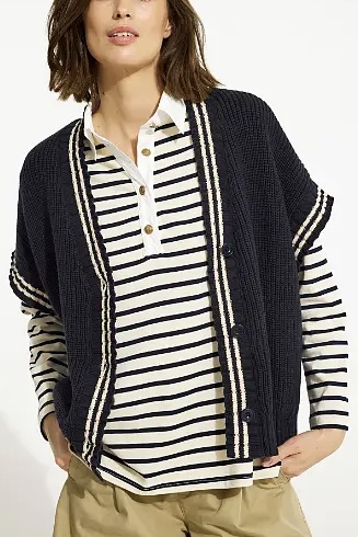  In Front - Samba Knit Vest Navy - 3