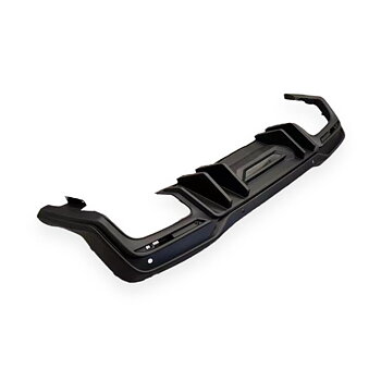 Bakre Diffuser med Fenor - Matt Svart (MUSTANG 24-25)
