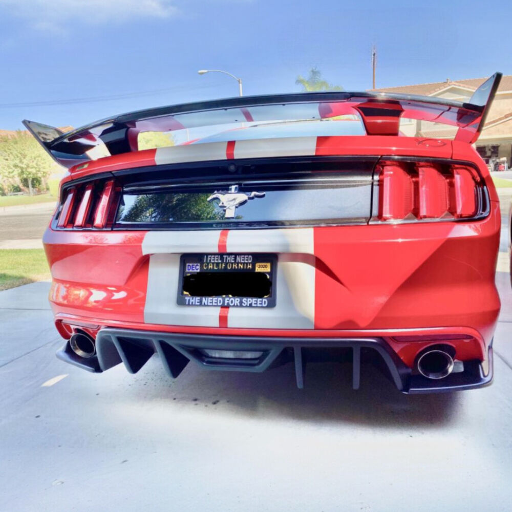 Hennessey Style Bakre Diffuser (MUSTANG 15-17 BASE) - 3