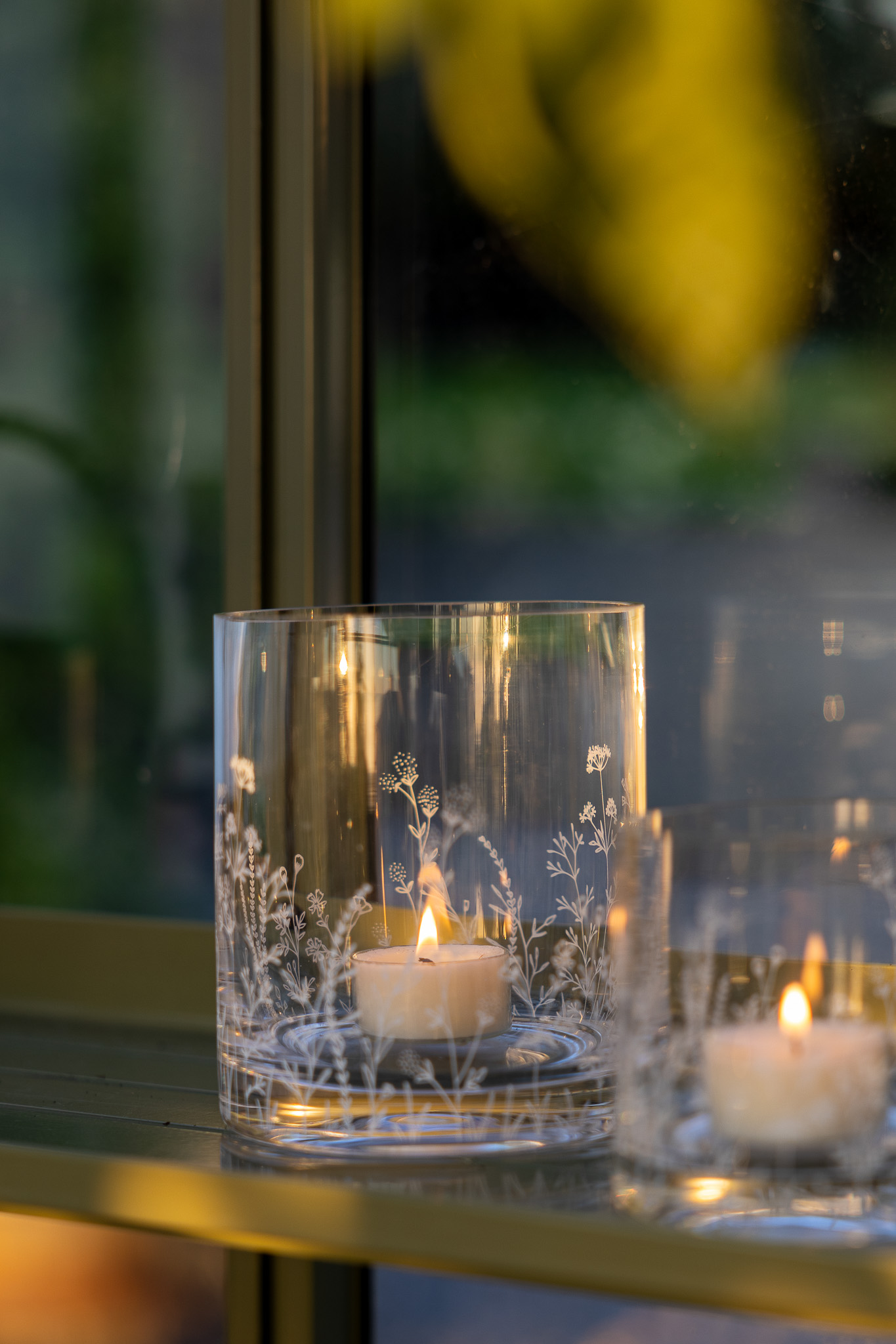 Blomsterfång - Lantern - Candle holder - Glass - Large - 3