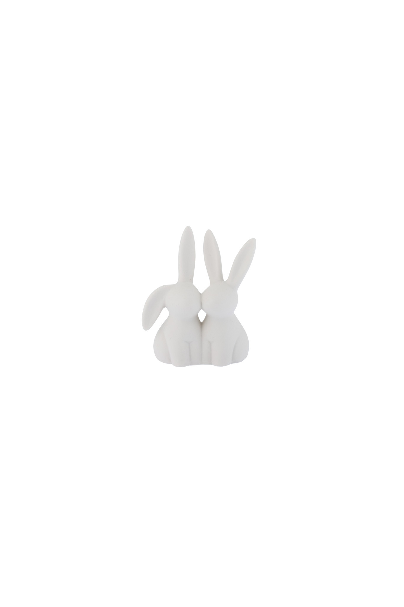Love - Kaninpar - Kaniner - Hare - Vit - Påskpynt - Påskdekoration  - 4