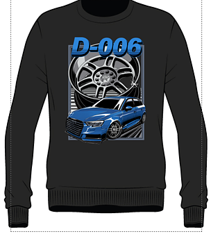 59°North Wheels Hoodie "D-006" black