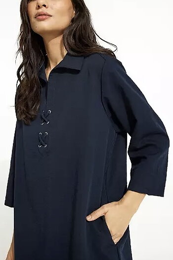  In Front - Bea Dress Navy