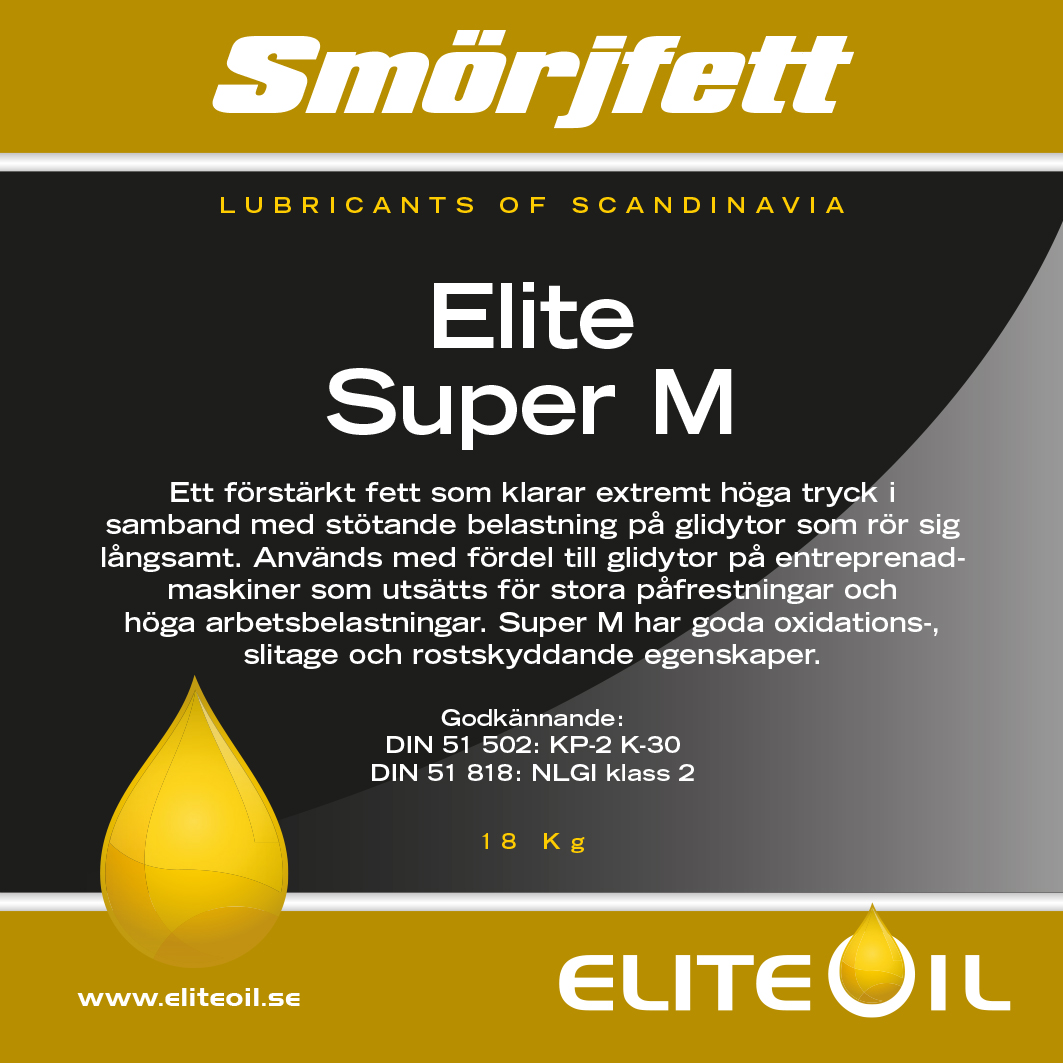 Elite Super M Smörjfett Patron (400g) Nettoprisad artikel - 2