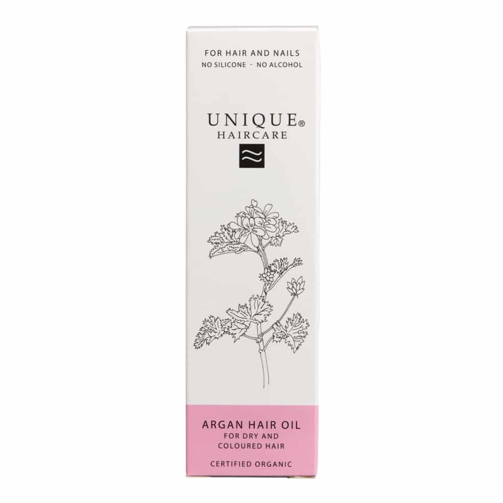 UNIQUE BEAUTY ARGAN HAIR OIL 30ml | Økologisk hårolje for tørt og farget hår - 2
