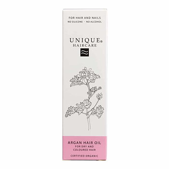 UNIQUE BEAUTY ARGAN HAIR OIL 30ml | Økologisk hårolje for tørt og farget hår